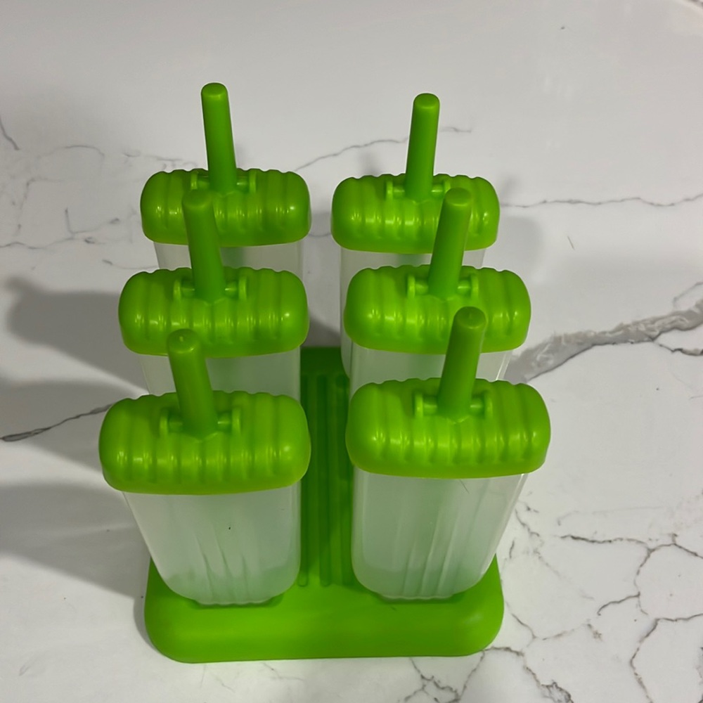 EUC set of 6 BPA free popsicle molds